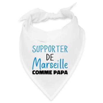 Marseille Humor Marseille Fan - Bandana - Weiß - Vorne
