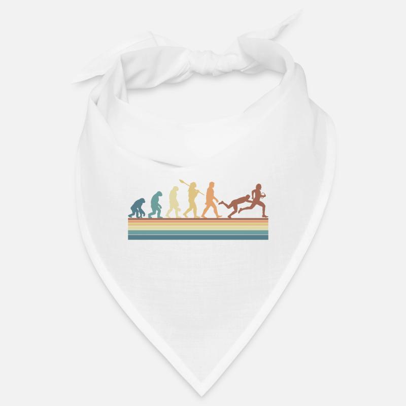 Rugby Ball Sport Player Retro Evolution Rugby Team Bandana