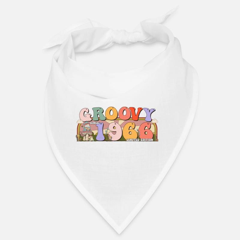 Groovy seit 1966 Retro Hippie 57. Geburtstag Bandana