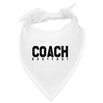 Tischfußballtrainer. Tischfußballtrainer. Trainer. - Bandana - Weiß - Vorne