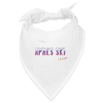 Apres Ski Has, Skihase - Bandana - Weiß - Vorne