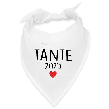 Ich werde eine Tante sein - eine zukünftige Tante - Bandana - Weiß - Vorne