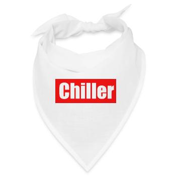 chiller weiß - Bandana - Weiß - Vorne
