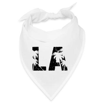 Los Angeles LA Palm Trees - Bandana - Weiß - Vorne