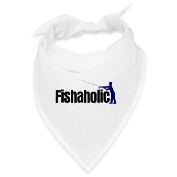 Angler Spruch zum Angeln Angel - Bandana - Weiß - Vorne