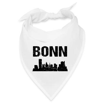 Bonn Skyline Stadt Bonn - Bandana - Weiß - Vorne