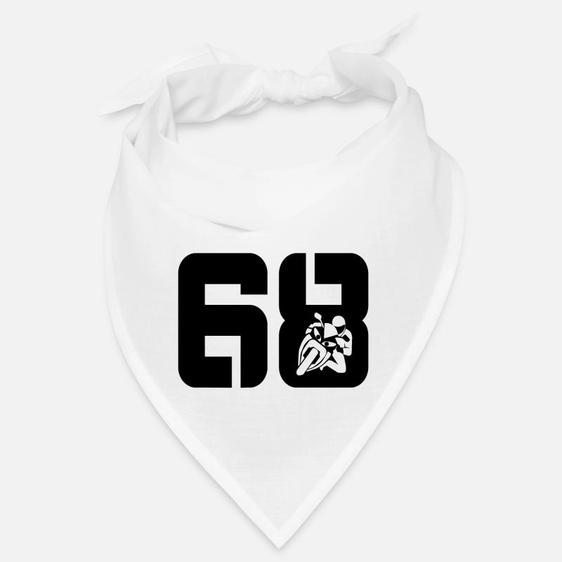 68 Motorcycle Biker Bandana
