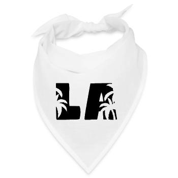 LA Palms Los Angeles - Bandana - Weiß - Vorne