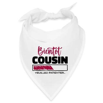 Bald Cousin, bitte warten - Bandana - Weiß - Vorne