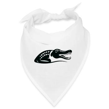 Krokodil - Bandana - Weiß - Vorne
