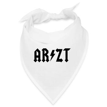 Arzt - Bandana - Weiß - Vorne