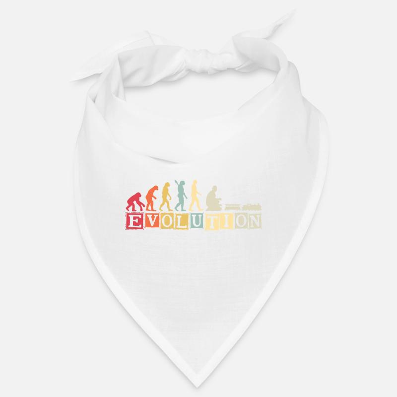 Evolution of Human Train Model Railway Bandana