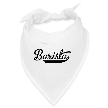 Barista - Bandana - Weiß - Vorne