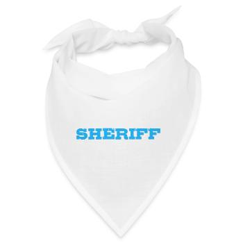 Der beste Sheriff der Welt Engagierter Polizist Ge - Bandana - Weiß - Vorne