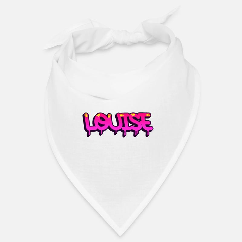 Graffiti First Name Louise Bandana