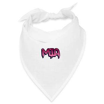 Graffiti Name Mia - Bandana - Weiß - Vorne