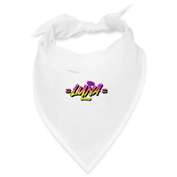 Graffiti Name Luna - Bandana - Weiß - Vorne