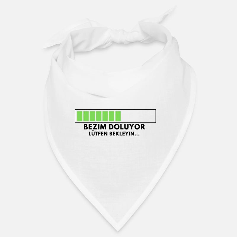Bezim Doluyor Turc - Bandana - blanc