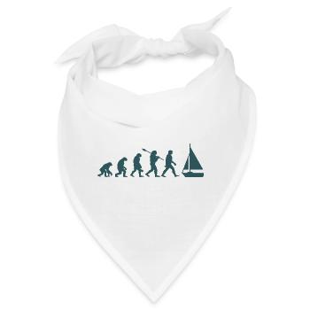 Evolution Segelboot Boot - Bandana - Weiß - Vorne