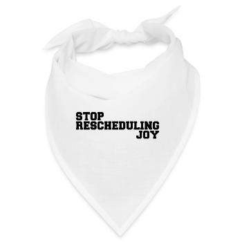 Stoppen Sie die Umplanung von Joy - Bandana - Weiß - Vorne