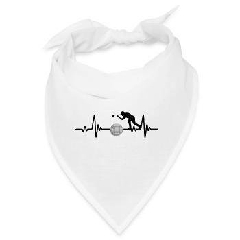 Petanque Passion Boule Spiele - Bandana - Weiß - Vorne