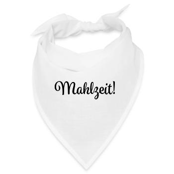 mahlzeit - Bandana - Weiß - Vorne