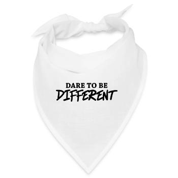 Dare to be different - Bandana - Weiß - Vorne