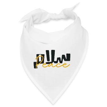 Salam Frieden - Bandana - Weiß - Vorne