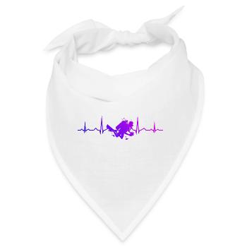 Diver Scuba Diver Herren Scuba Tauchen - Bandana - Weiß - Vorne