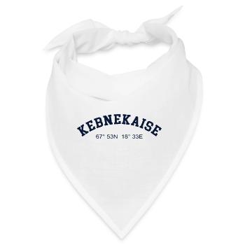 Kebnekaise GPS Wander Koordinaten Schweden - Bandana - Weiß - Vorne
