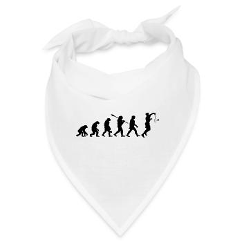 Badminton Evolution Badmintonspieler - Bandana - Weiß - Vorne