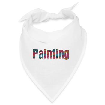 Maler Zeichner für Künstler - Bandana - Weiß - Vorne