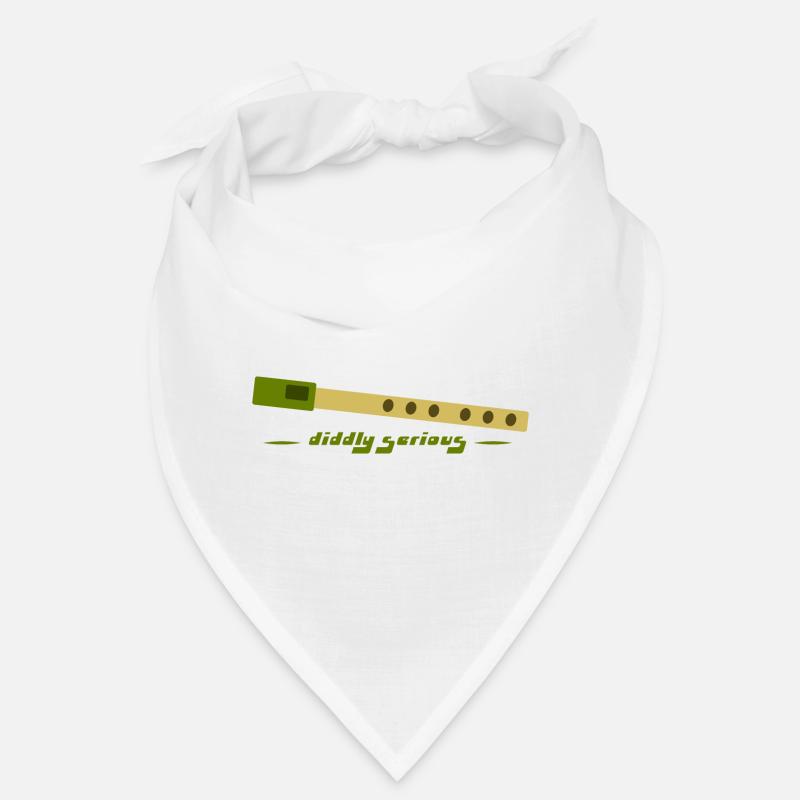 vert sifflet - Bandana - blanc