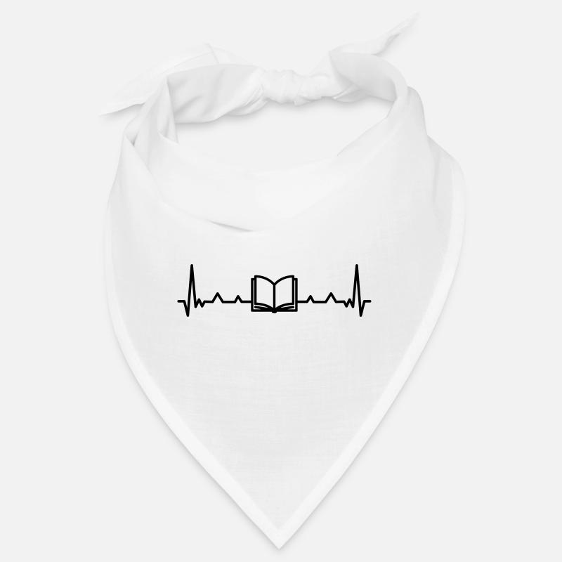 Rythme cardiaque - Bandana - blanc