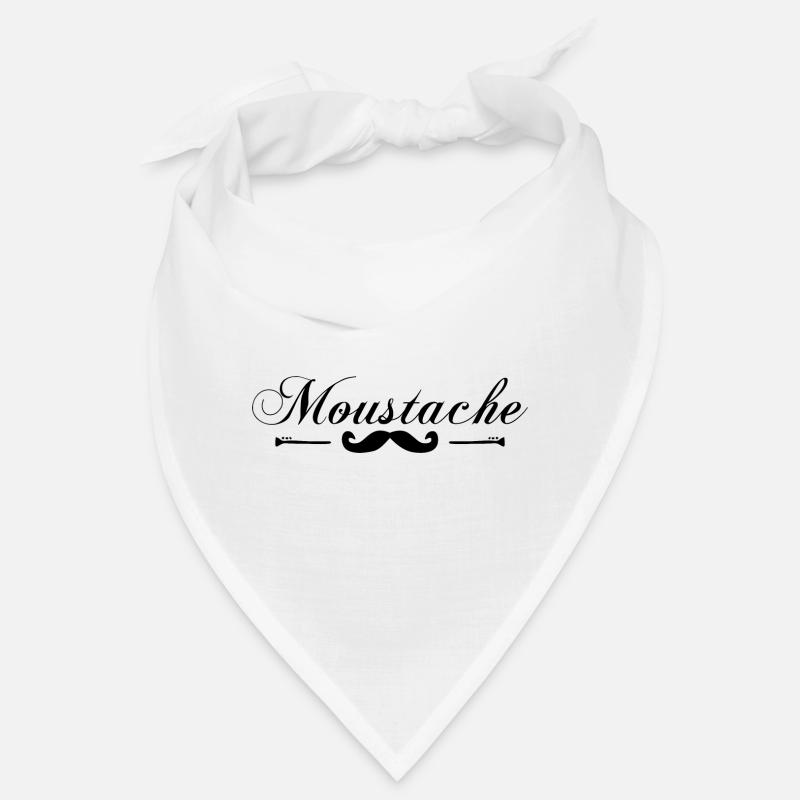 moustache, Idée cadeau d'élégance. Bandana