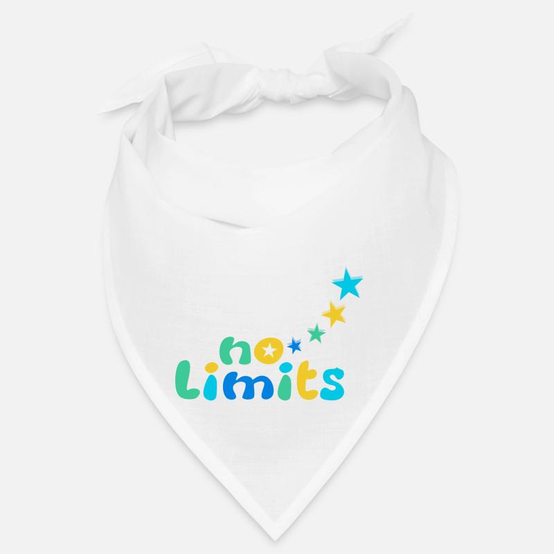 No limits Blau-Grün Bandana
