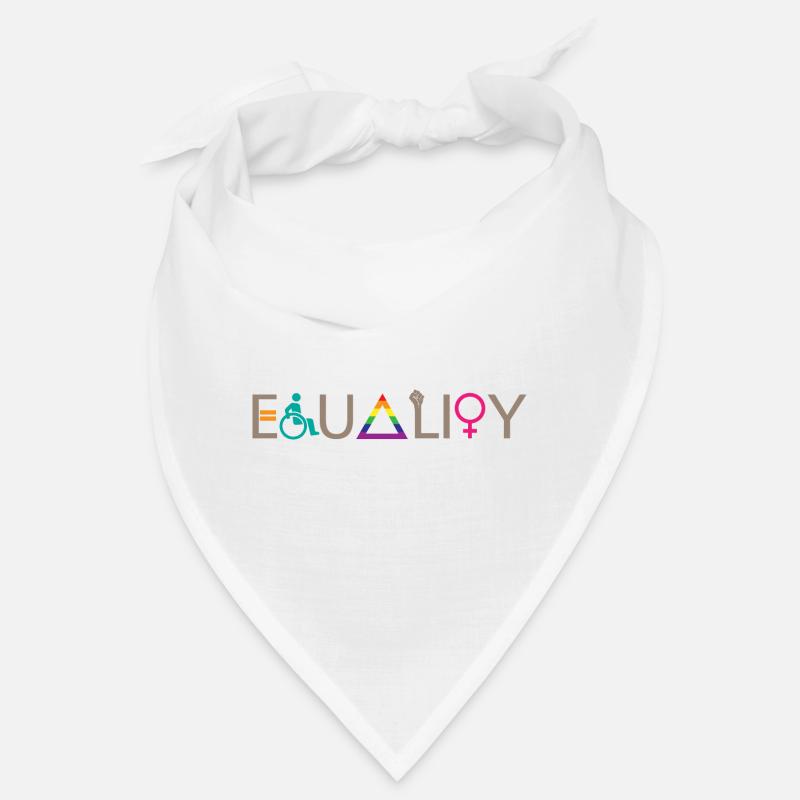 Equality LGBT Spruch Geschenk Pride Rechte Bandana
