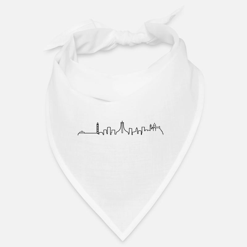 Skyline von Algier Bandana