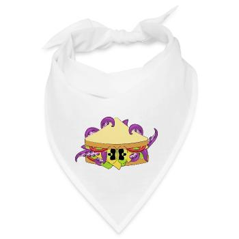 TENTAKEL-BISSE - Bandana - Weiß - Vorne