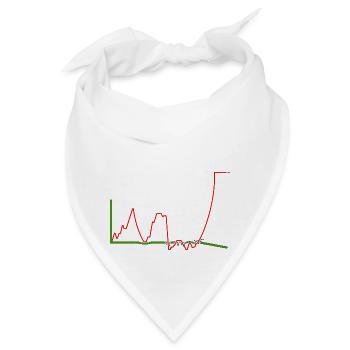 LEBENSDAUER-KURVE - Bandana - Weiß - Vorne