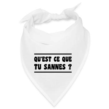 Was wissen Sie? Aveyron-Ausdruck - Bandana - Weiß - Vorne