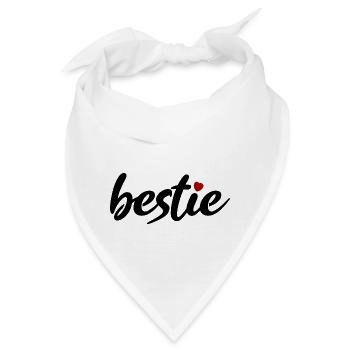 bestie - Bandana - Weiß - Vorne