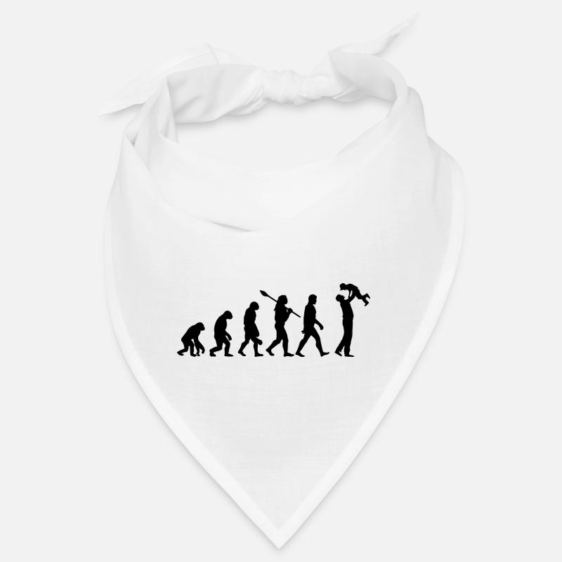 Die Evolution des Super Papa - Neues Papa-Geschenk Bandana
