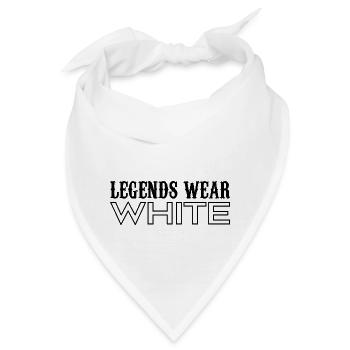 Legends Wear Weiß Spirit Wear Team Spiel Weiß - Bandana - Weiß - Vorne