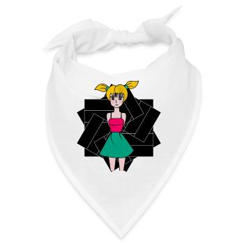 EHEFRAU. TOCHTER. JUGENDLICHER. FRAUENTAG - Bandana - Weiß - Vorne