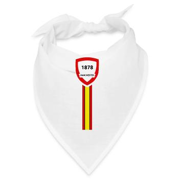 Fußballverein Manchester - Bandana - Weiß - Vorne