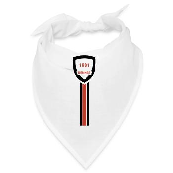 Der Fußballverein Rennes - Bandana - Weiß - Vorne