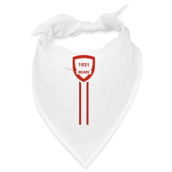 Fussballverein Reims - Bandana - Weiß - Vorne