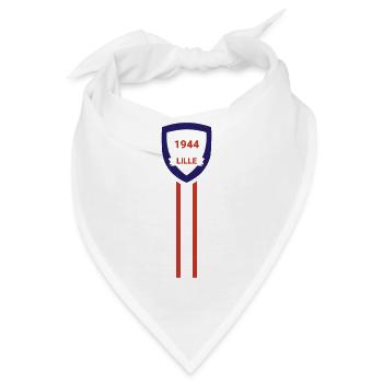 Der Fußballverein Lille - Bandana - Weiß - Vorne