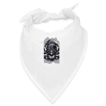 SkullGroove Beats 2 - Undead Kopfhörer Metall - Bandana - Weiß - Vorne